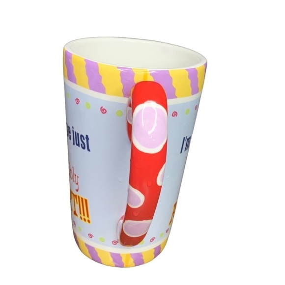 Ganz Coffee Mug Extra Large Funny "I'm not tense just terribly terribly alert" - Picture 2 of 6